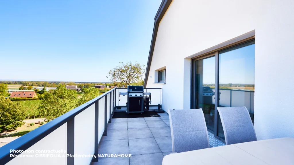 T3 lumineux avec terrasse et espaces optimisés