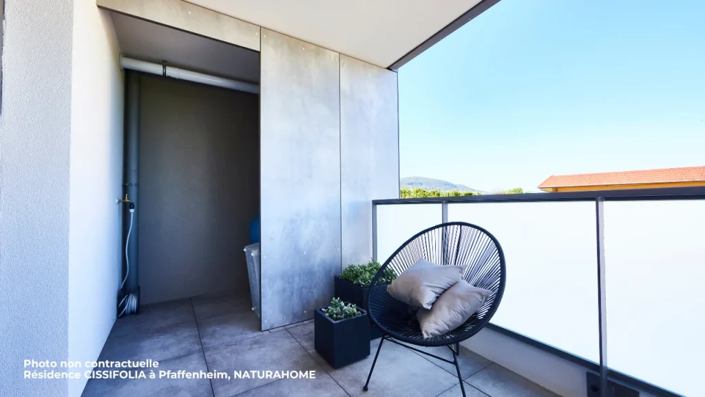 Un appartement T3 lumineux avec bel extérieur