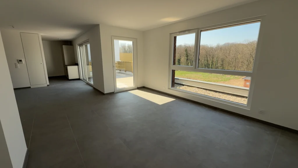 Charmant appartement neuf 3 pièces en attique à Issenheim