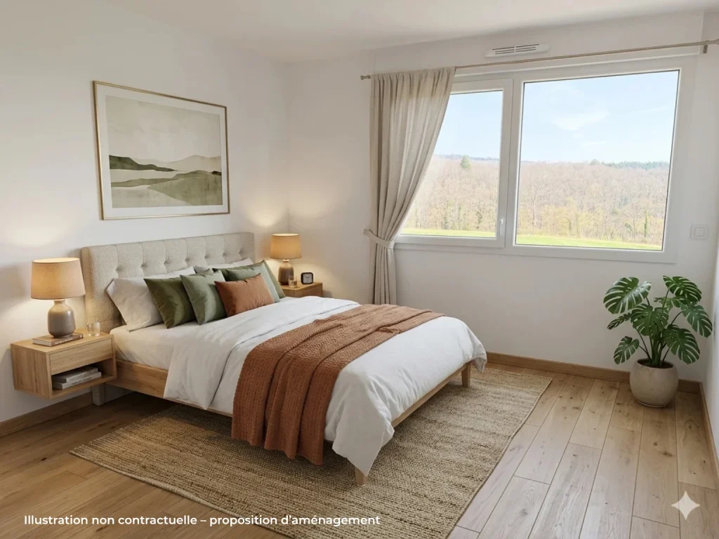 À Osenbach, grand appartement F3 en attique avec 2 terrasses